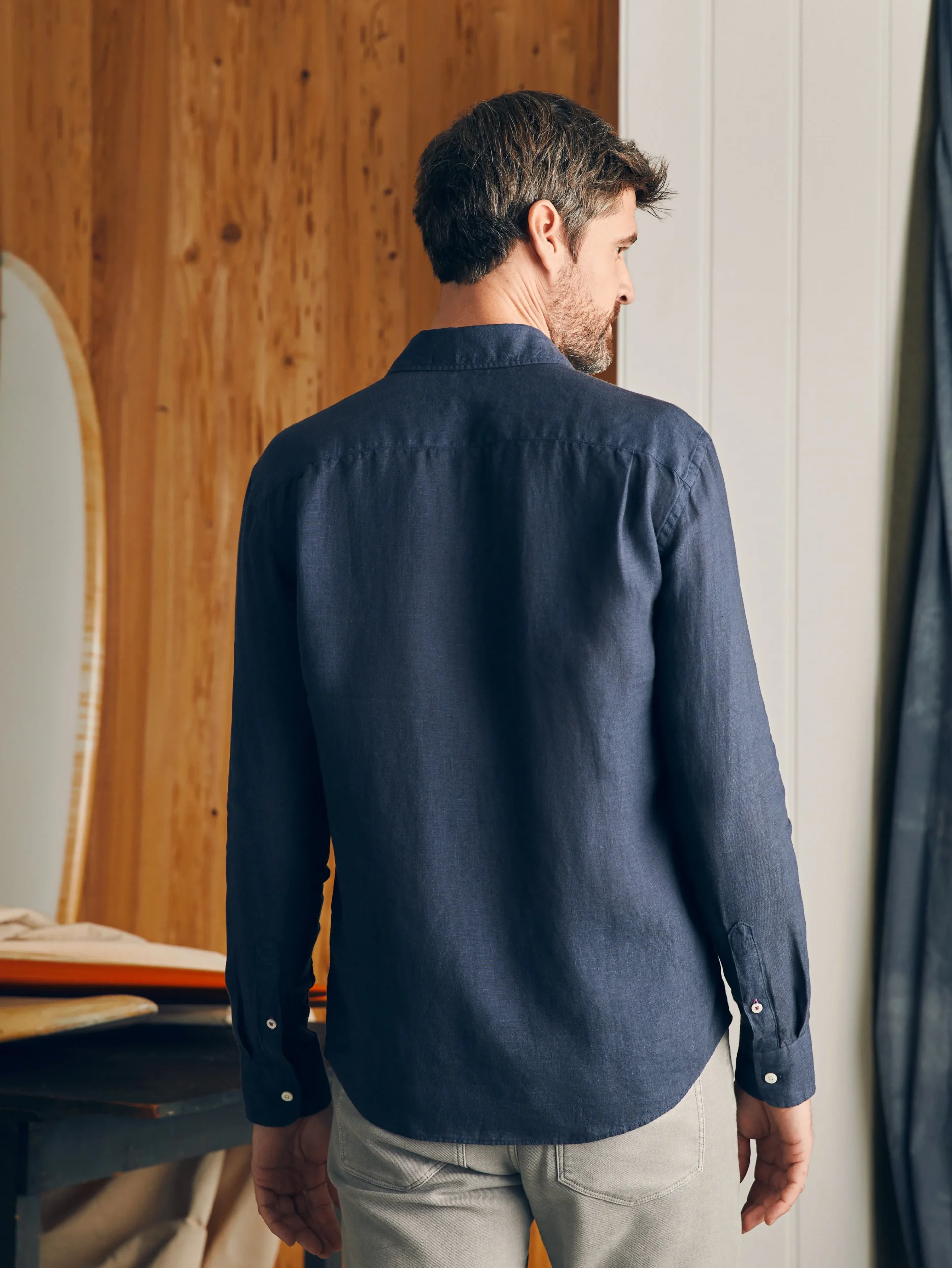 Faherty Brand Laguna Linen Shirt -^ Shirts