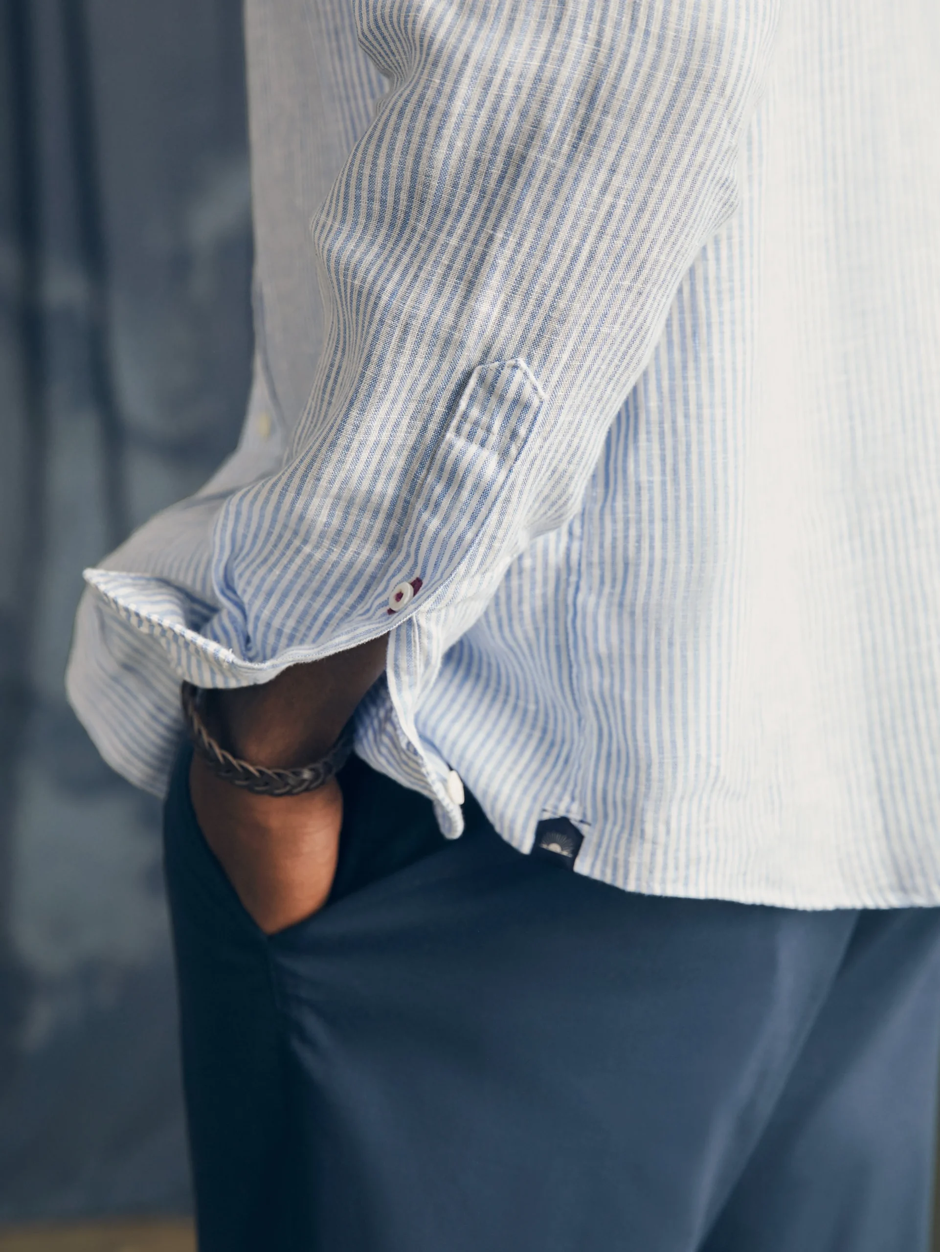 Faherty Brand Laguna Linen Shirt -^ Shirts