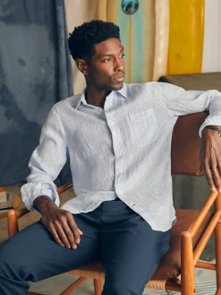 Faherty Brand Laguna Linen Shirt -^ Shirts