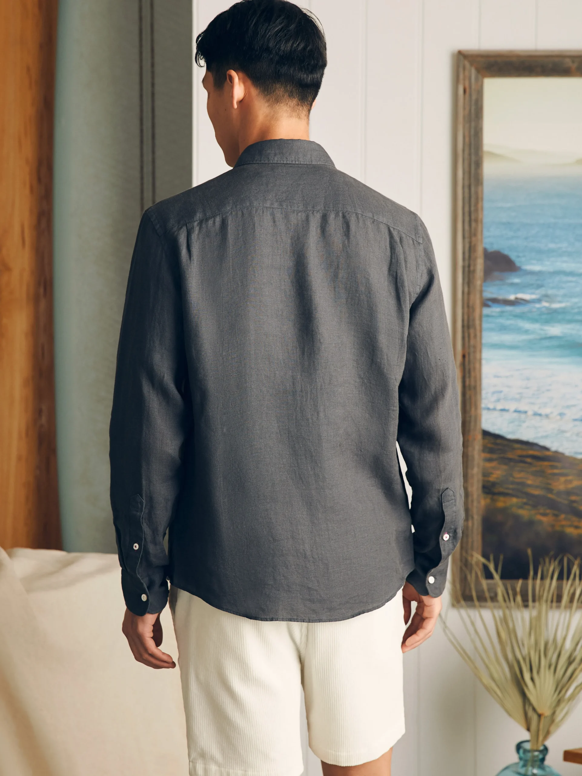 Faherty Brand Laguna Linen Shirt -^ Shirts