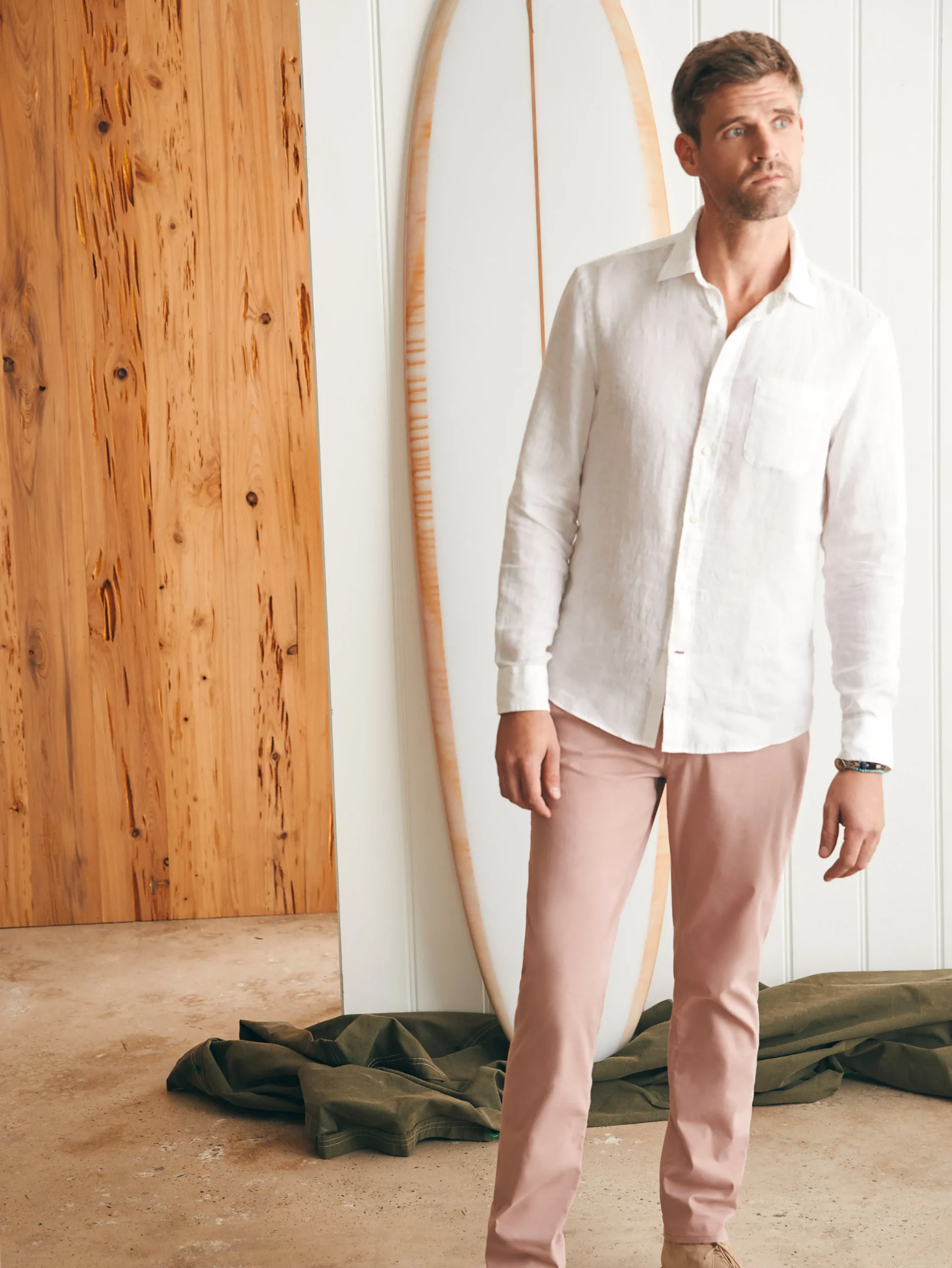 Faherty Brand Laguna Linen Shirt -^ Shirts