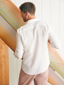 Faherty Brand Laguna Linen Shirt -^ Shirts