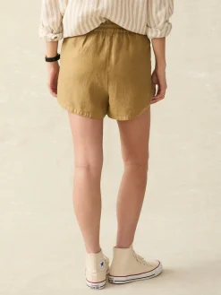Faherty Brand Laguna Linen Tie Waist Short -^Women Shorts & Skirts