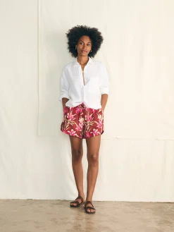 Faherty Brand Laguna Linen Tie Waist Short -^Women Shorts & Skirts