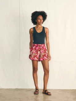 Faherty Brand Laguna Linen Tie Waist Short -^Women Shorts & Skirts