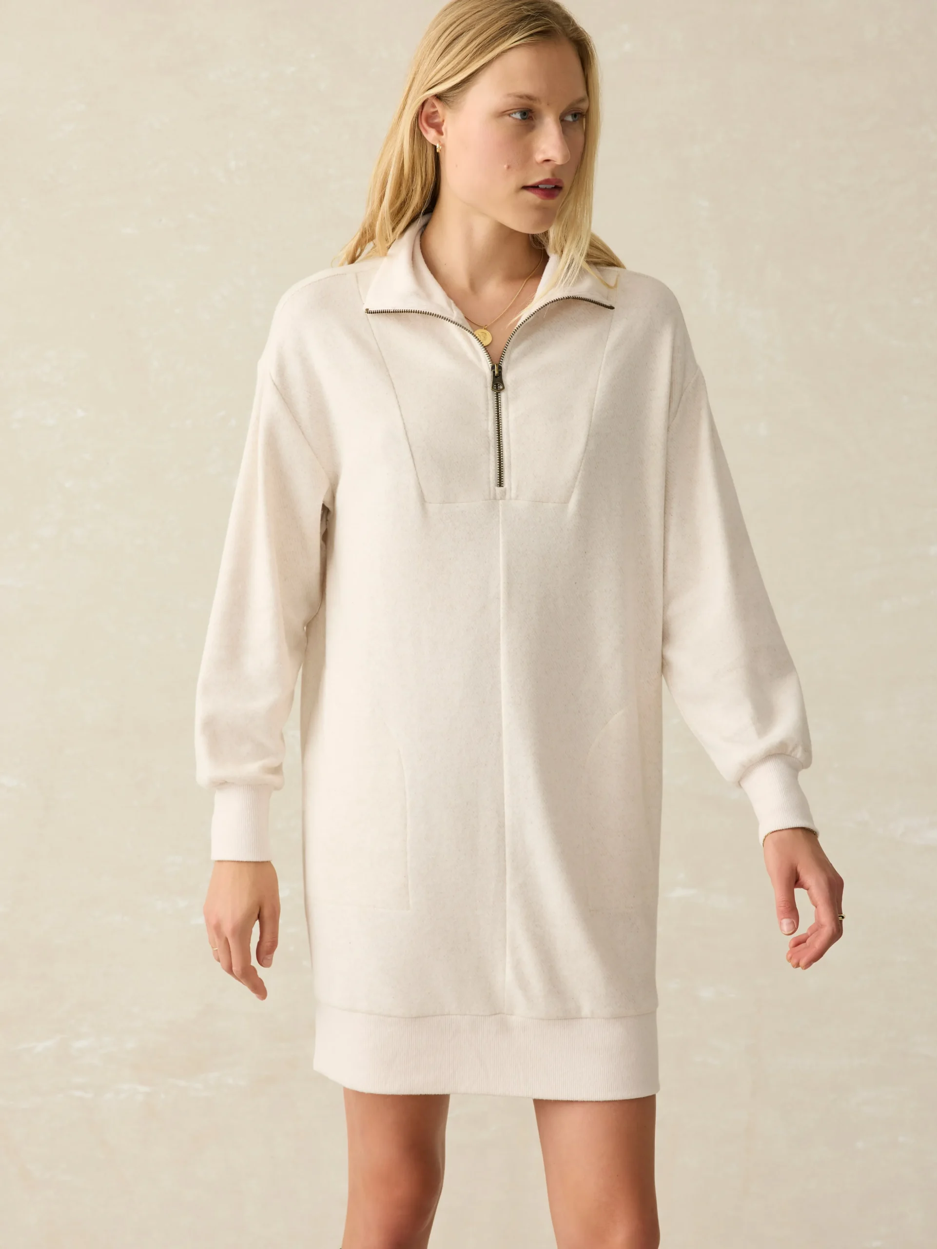 Faherty Brand Legend™ Quarter Zip Dress -^Women Dresses