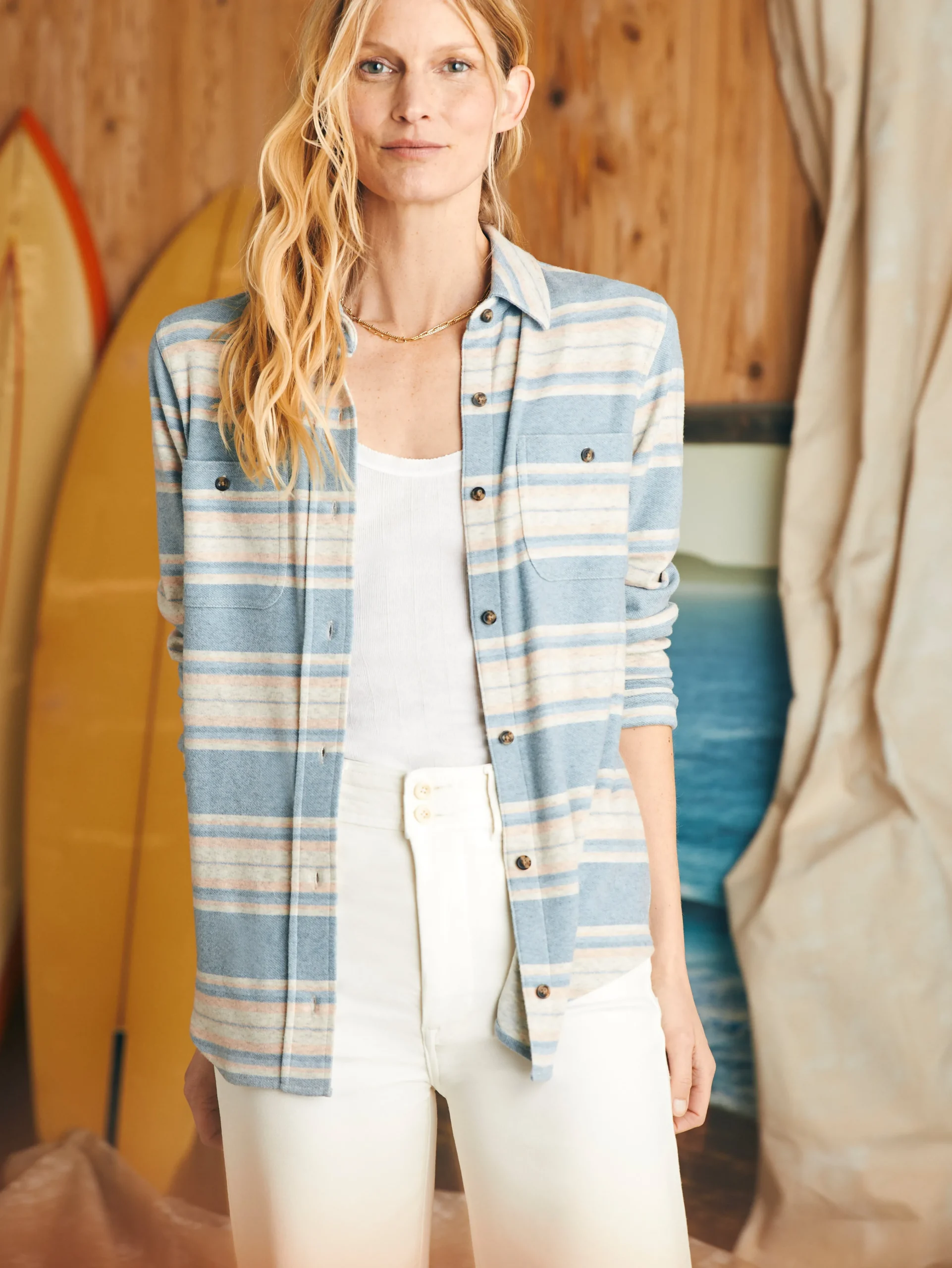 Faherty Brand Legend™ Sweater Shirt -^Women Shirts & Tops