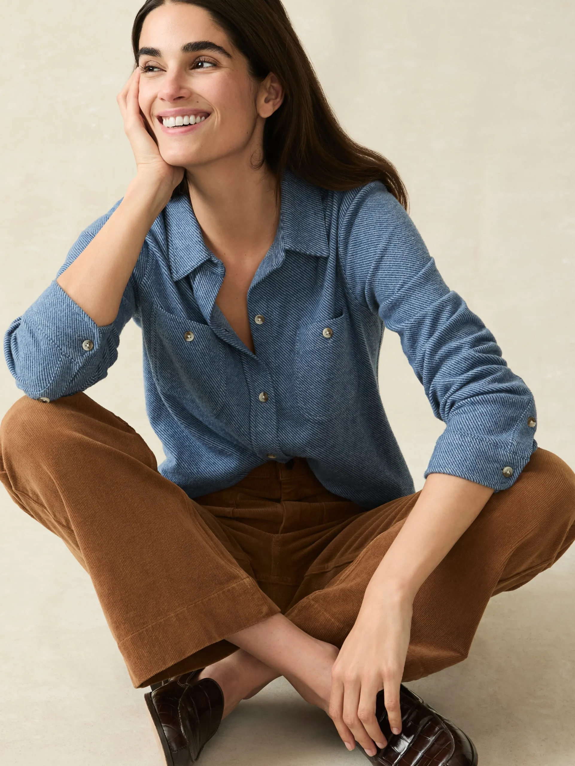 Faherty Brand Legend™ Sweater Shirt -^Women Shirts & Tops