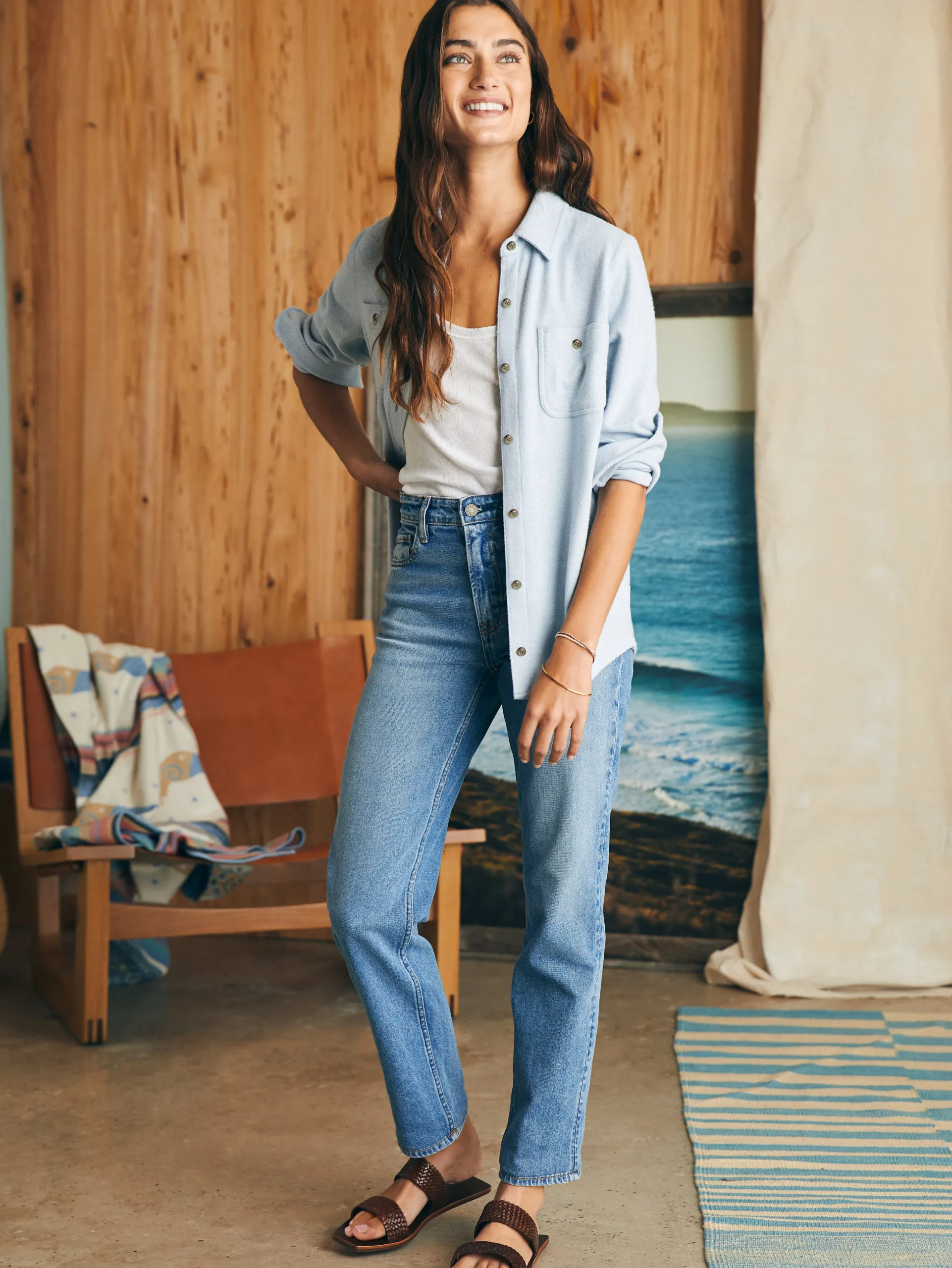 Faherty Brand Legend™ Sweater Shirt -^Women Shirts & Tops