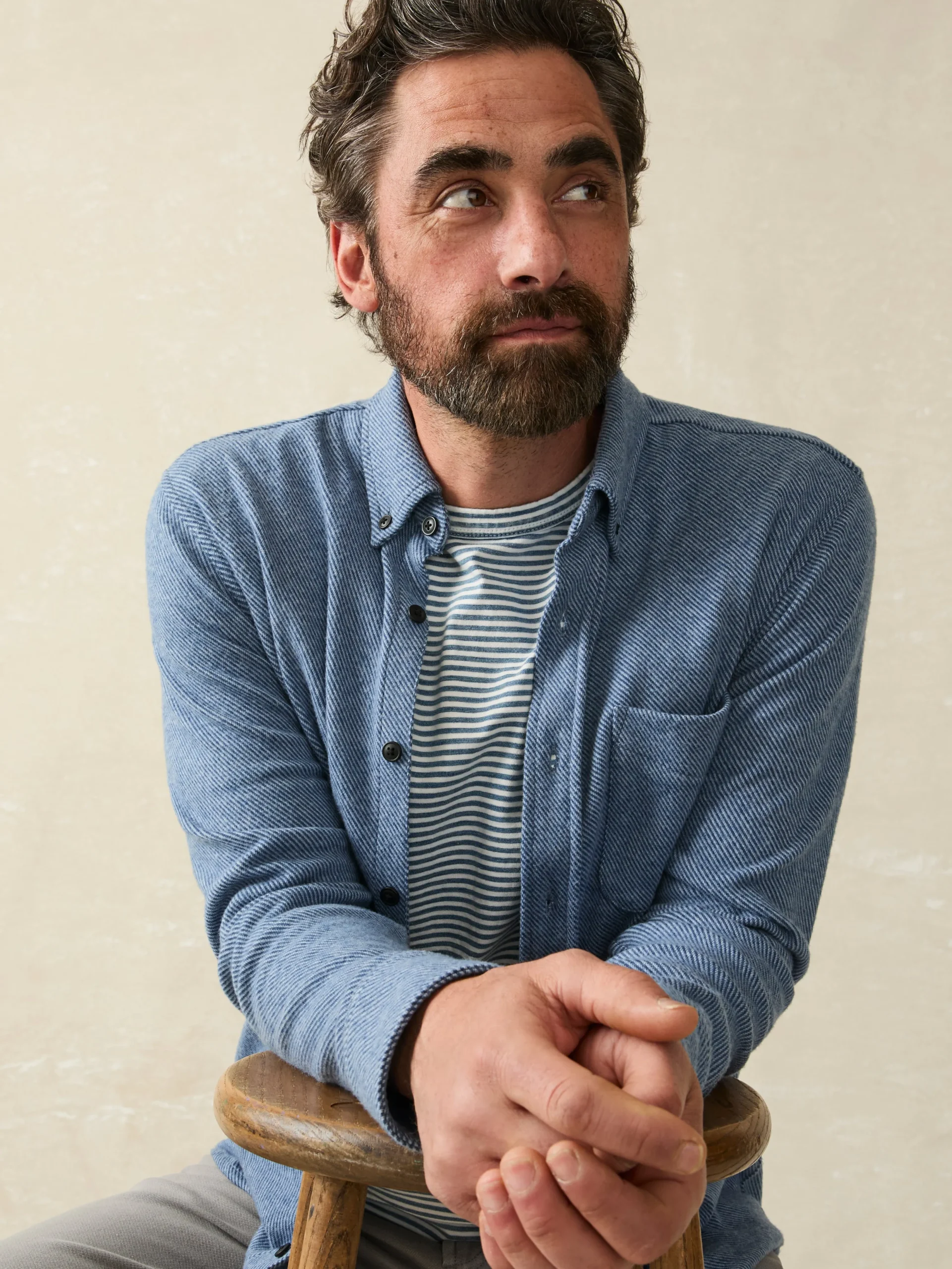 Faherty Brand Legend™ Sweater Shirt (Single Pocket) -^ Shirts