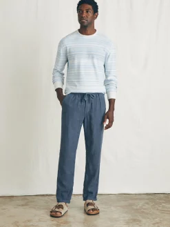 Faherty Brand Linen Drawstring Pant -^ Pants