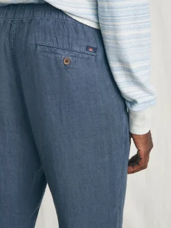 Faherty Brand Linen Drawstring Pant -^ Pants