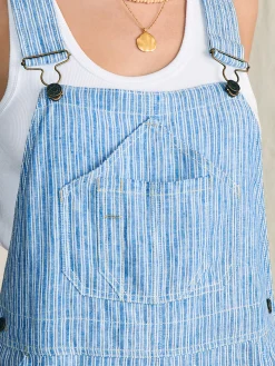 Faherty Brand Linen Mechanic Overall -^Women Dresses|Overalls & Jumpsuits