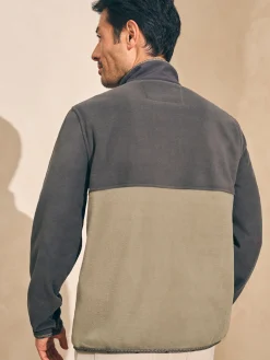 Faherty Brand Low Pile Fleece Popover -^ Jackets & Vests