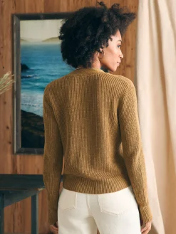 Faherty Brand Miramar Linen Cardigan -^Women Sweaters