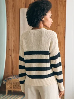 Faherty Brand Miramar Linen Crew Sweater -^Women Sweaters