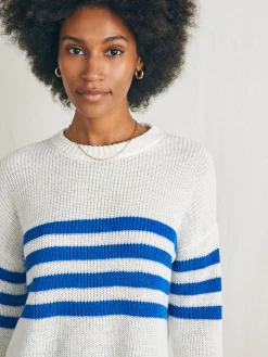 Faherty Brand Miramar Linen Crew Sweater -^Women Sweaters