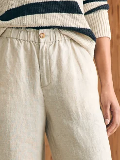 Faherty Brand Monterey Linen Pant -^Women Pants