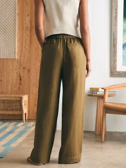 Faherty Brand Monterey Linen Pant -^Women Pants