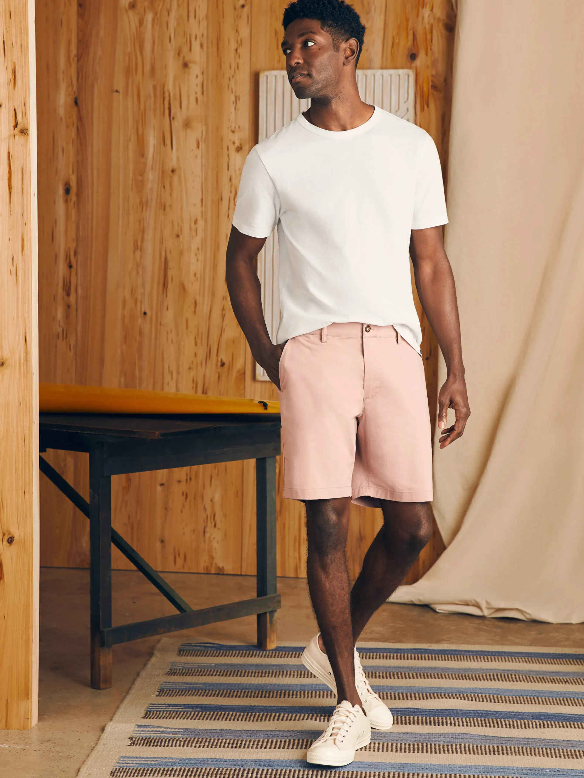 Faherty Brand Movement™ Chino Short (8" Inseam) -^ Shorts