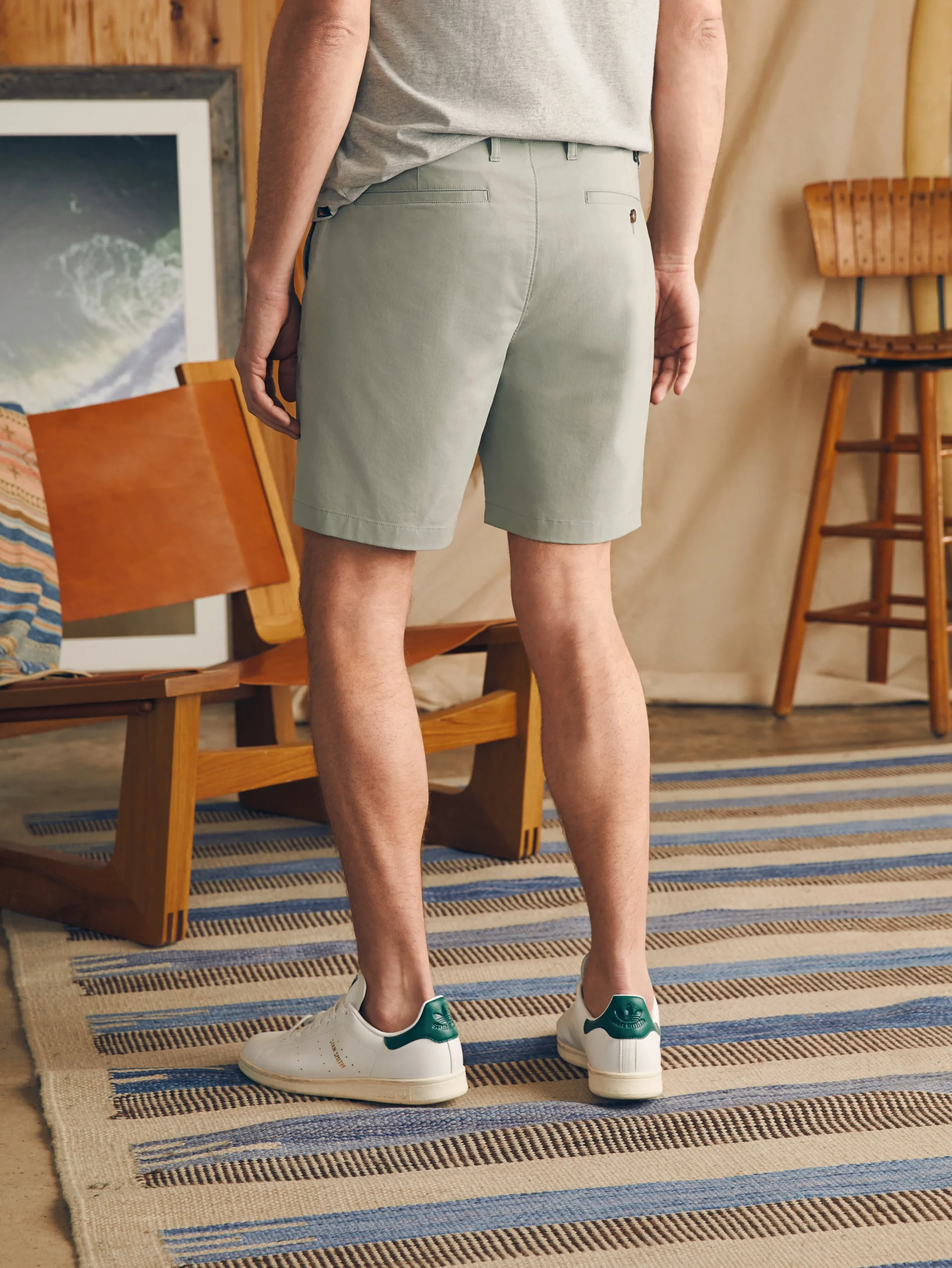 Faherty Brand Movement™ Chino Short (8" Inseam) -^ Shorts
