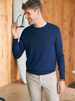 Faherty Brand Movement™ Crewneck Sweater (Tall) -^ Sweaters