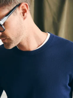 Faherty Brand Movement™ Crewneck Sweater (Tall) -^ Sweaters