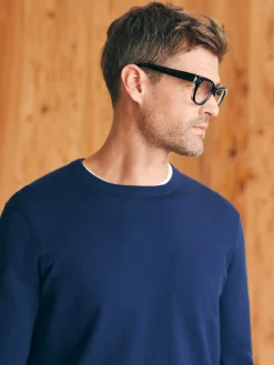 Faherty Brand Movement™ Crewneck Sweater (Tall) -^ Sweaters