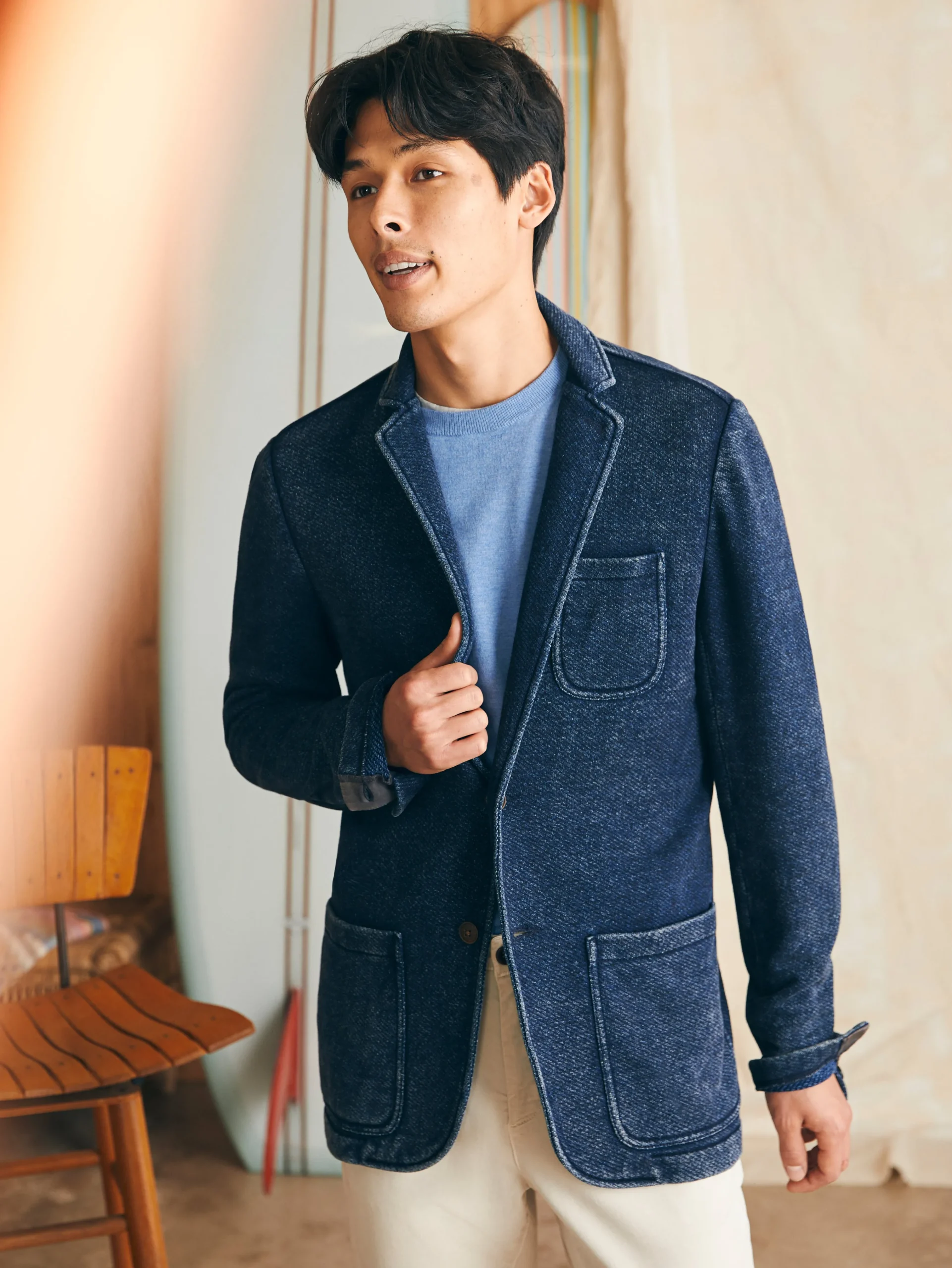 Faherty Brand Movement™ Crewneck Sweater (Tall) -^ Sweaters