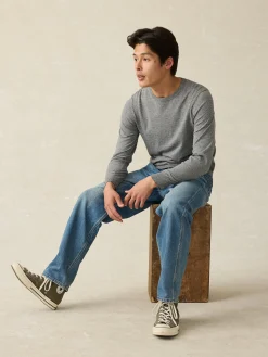 Faherty Brand Movement™ Crewneck Sweater (Tall) -^ Sweaters