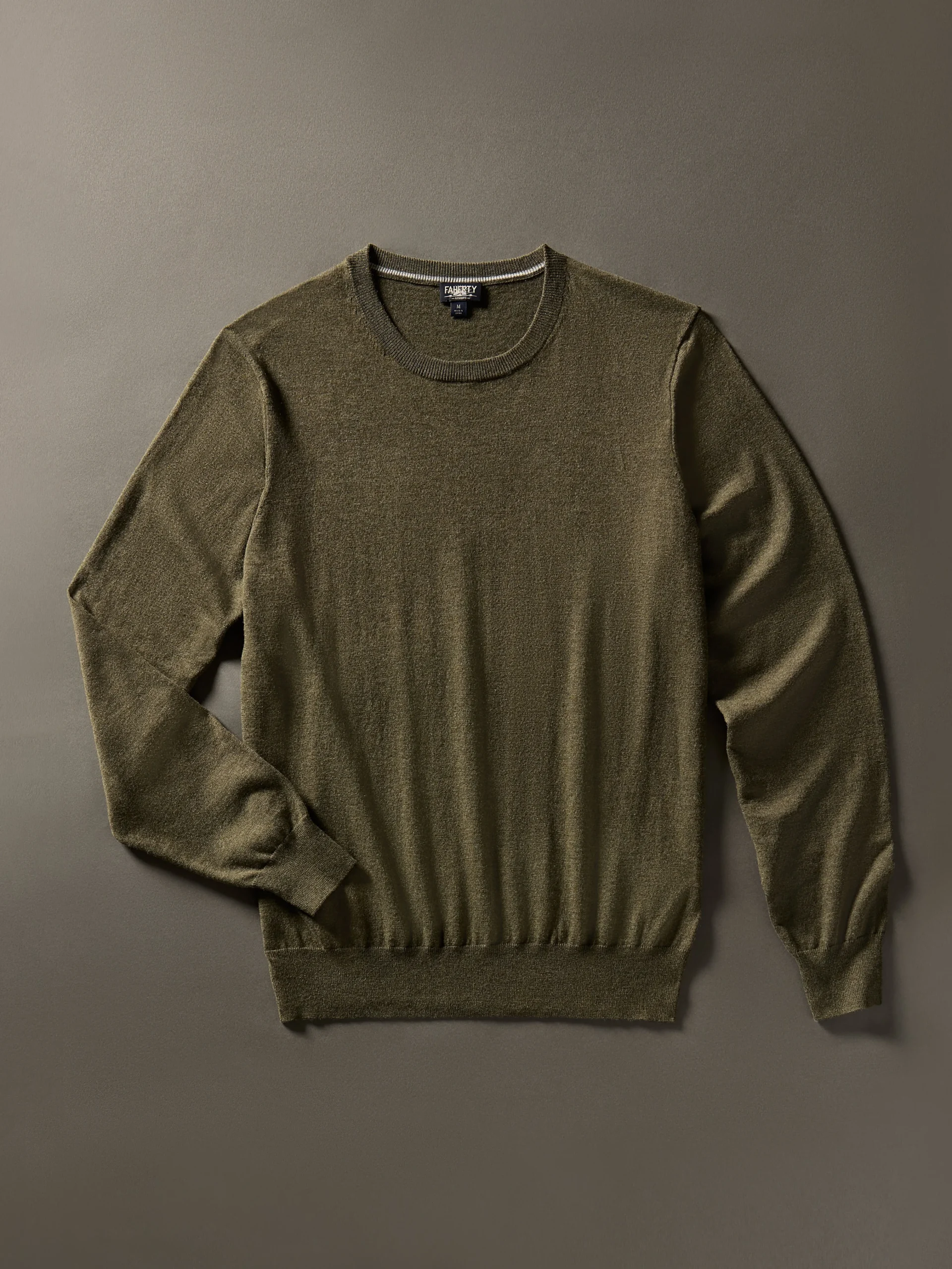 Faherty Brand Movement™ Crewneck Sweater (Tall) -^ Sweaters