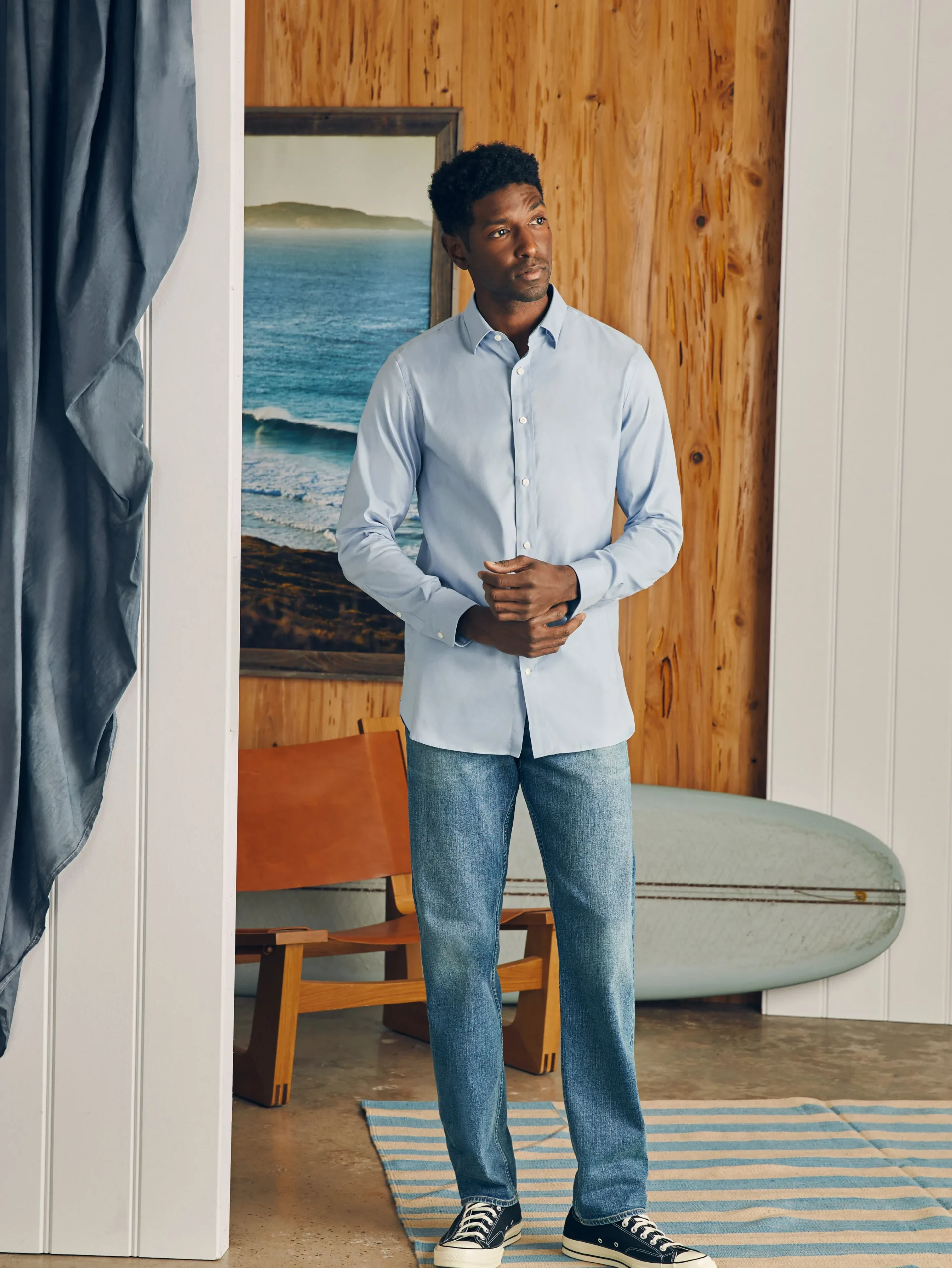 Faherty Brand Movement™ Dress Shirt -^ Shirts