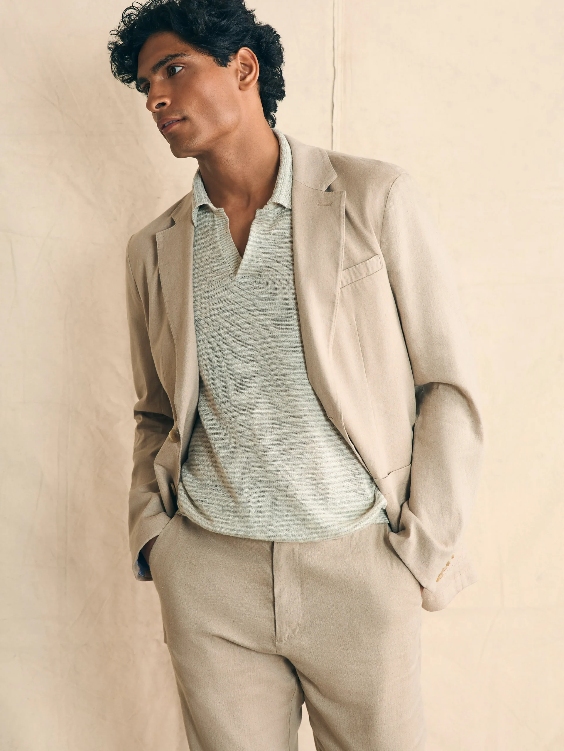 Faherty Brand Movement™ Flex Linen Blazer -^ Blazers