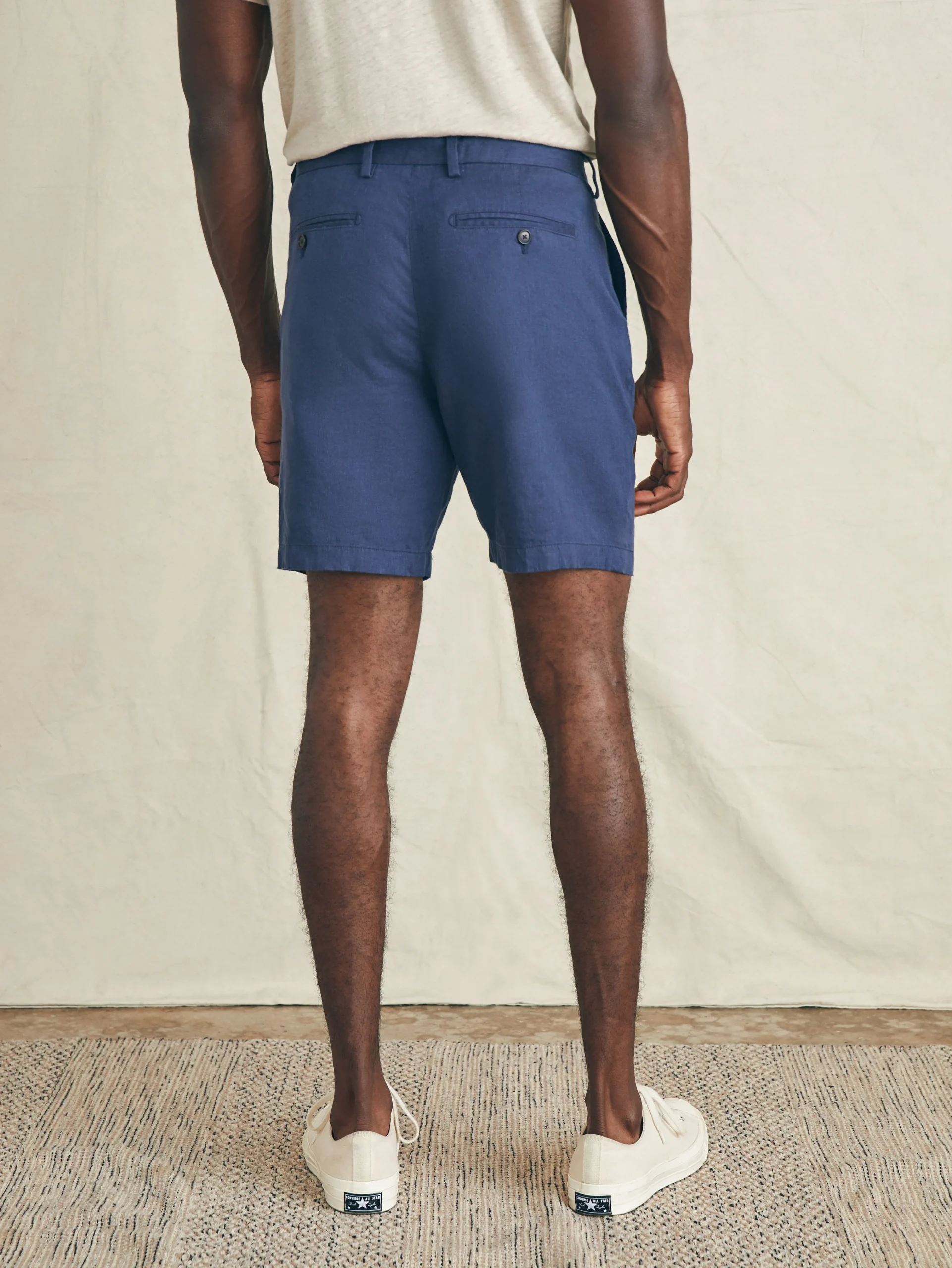 Faherty Brand Movement™ Flex Linen Short (7" Inseam) -^ Shorts