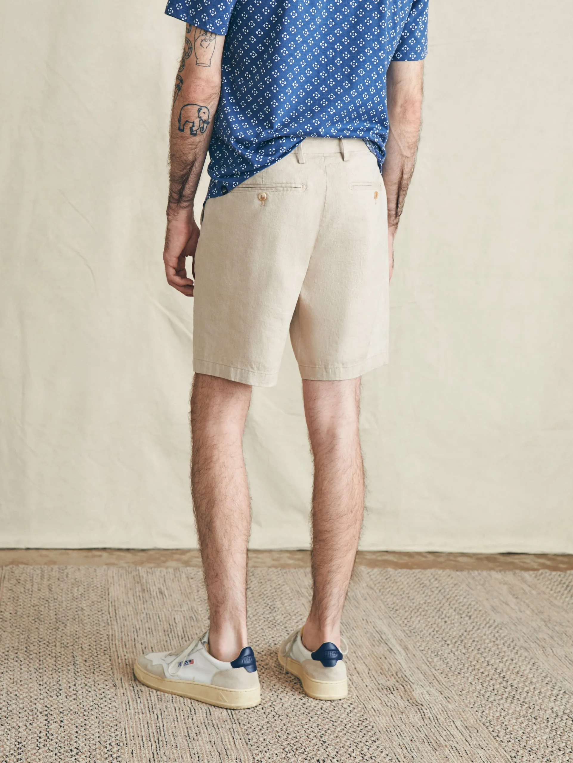 Faherty Brand Movement™ Flex Linen Short (7" Inseam) -^ Shorts