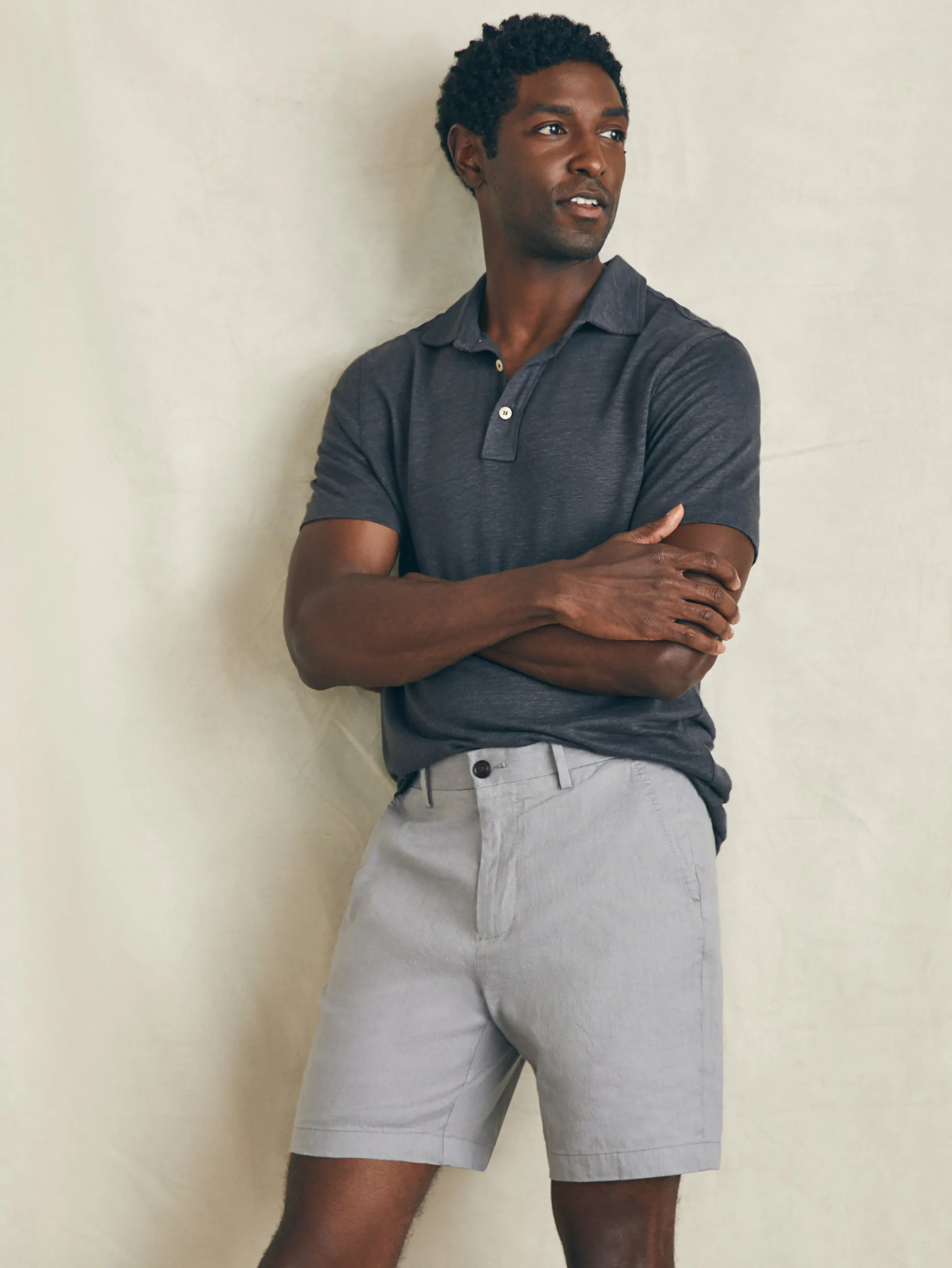 Faherty Brand Movement™ Flex Linen Short (7" Inseam) -^ Shorts