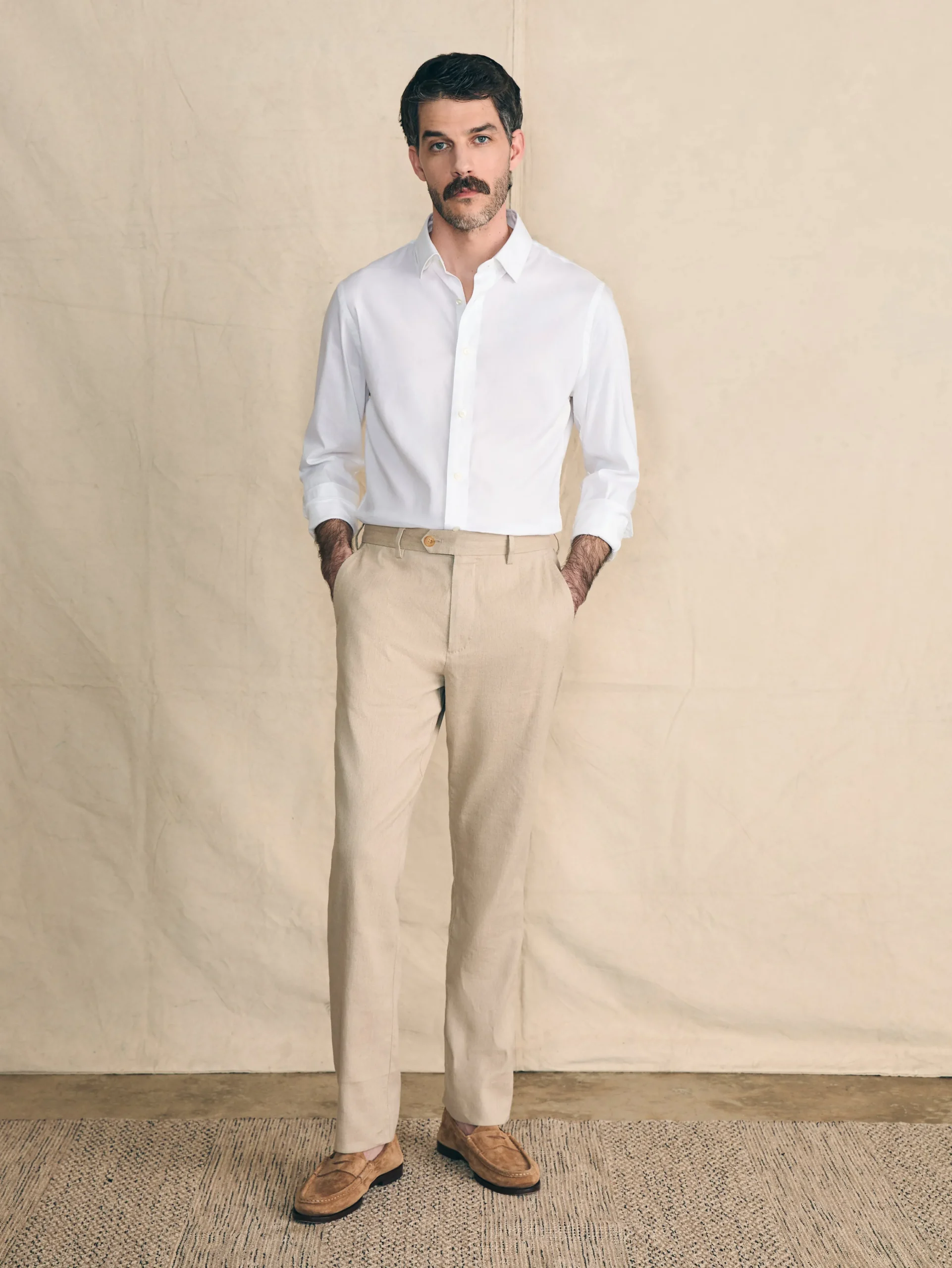 Faherty Brand Movement™ Flex Linen Trouser -^ Pants
