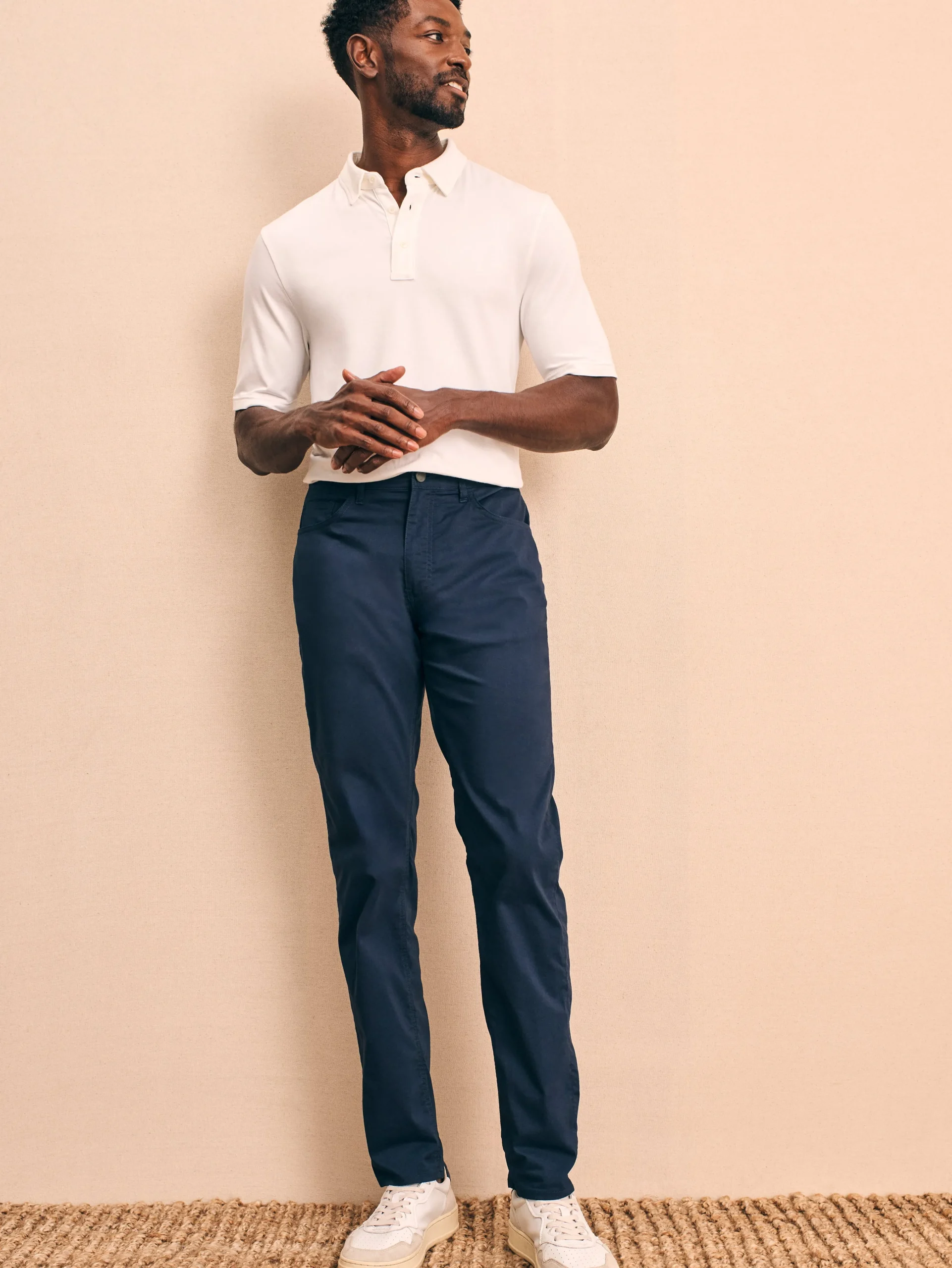 Faherty Brand Movement™ 5-Pocket Pant Athletic Fit -^ Pants