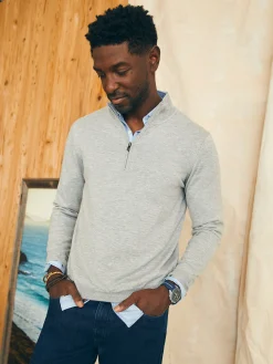 Faherty Brand Movement™ Quarter Zip Sweater -^ Sweaters