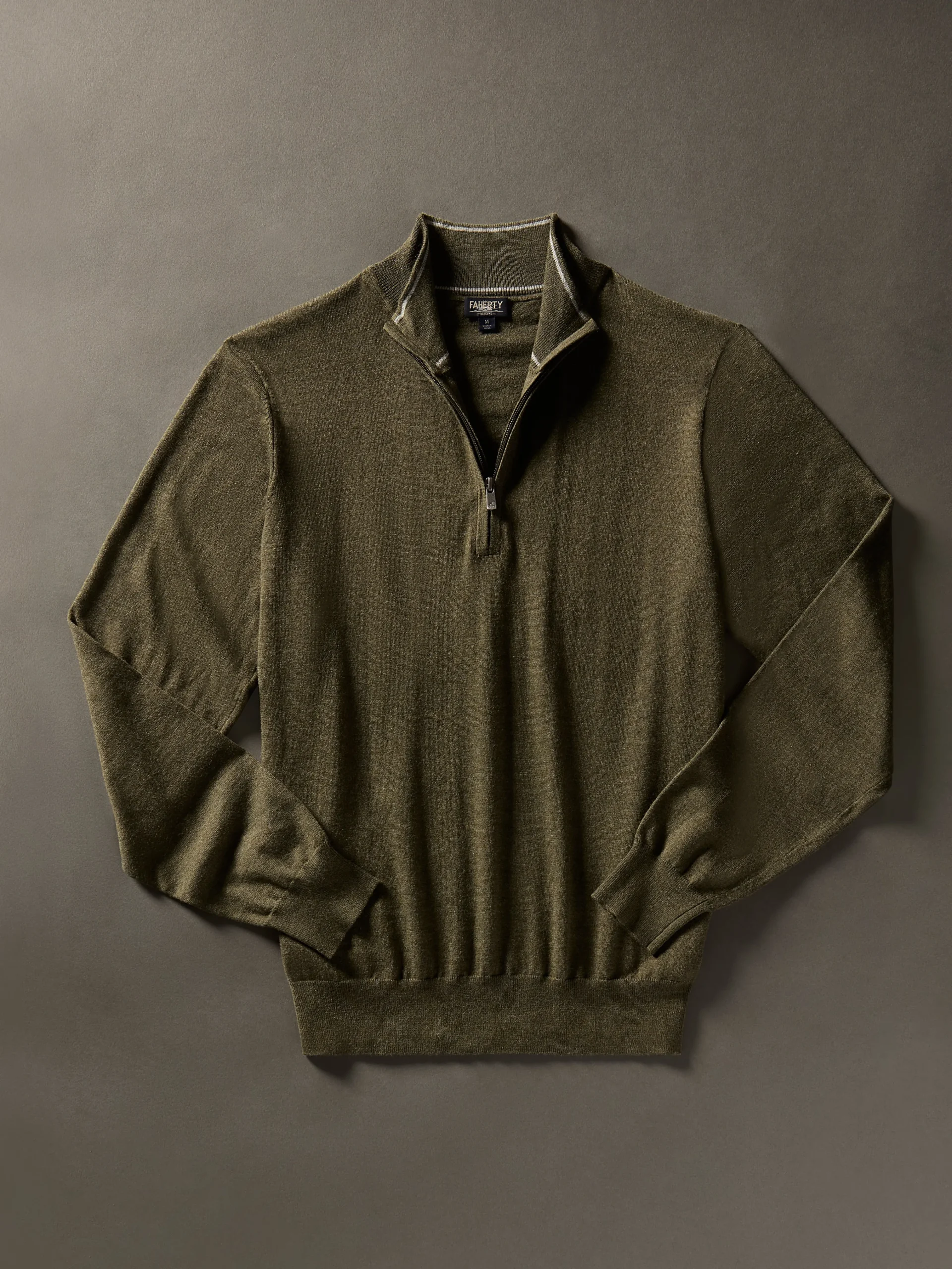 Faherty Brand Movement™ Quarter Zip Sweater -^ Sweaters