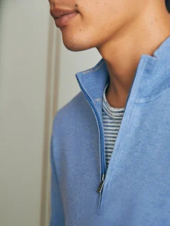 Faherty Brand Movement™ Quarter Zip Sweater (Tall) -^ Sweaters