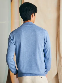 Faherty Brand Movement™ Quarter Zip Sweater (Tall) -^ Sweaters