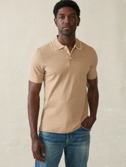 Faherty Brand Movement™ Short-Sleeve Pique Polo Shirt -^ Polo Shirts|T-Shirts & Henleys