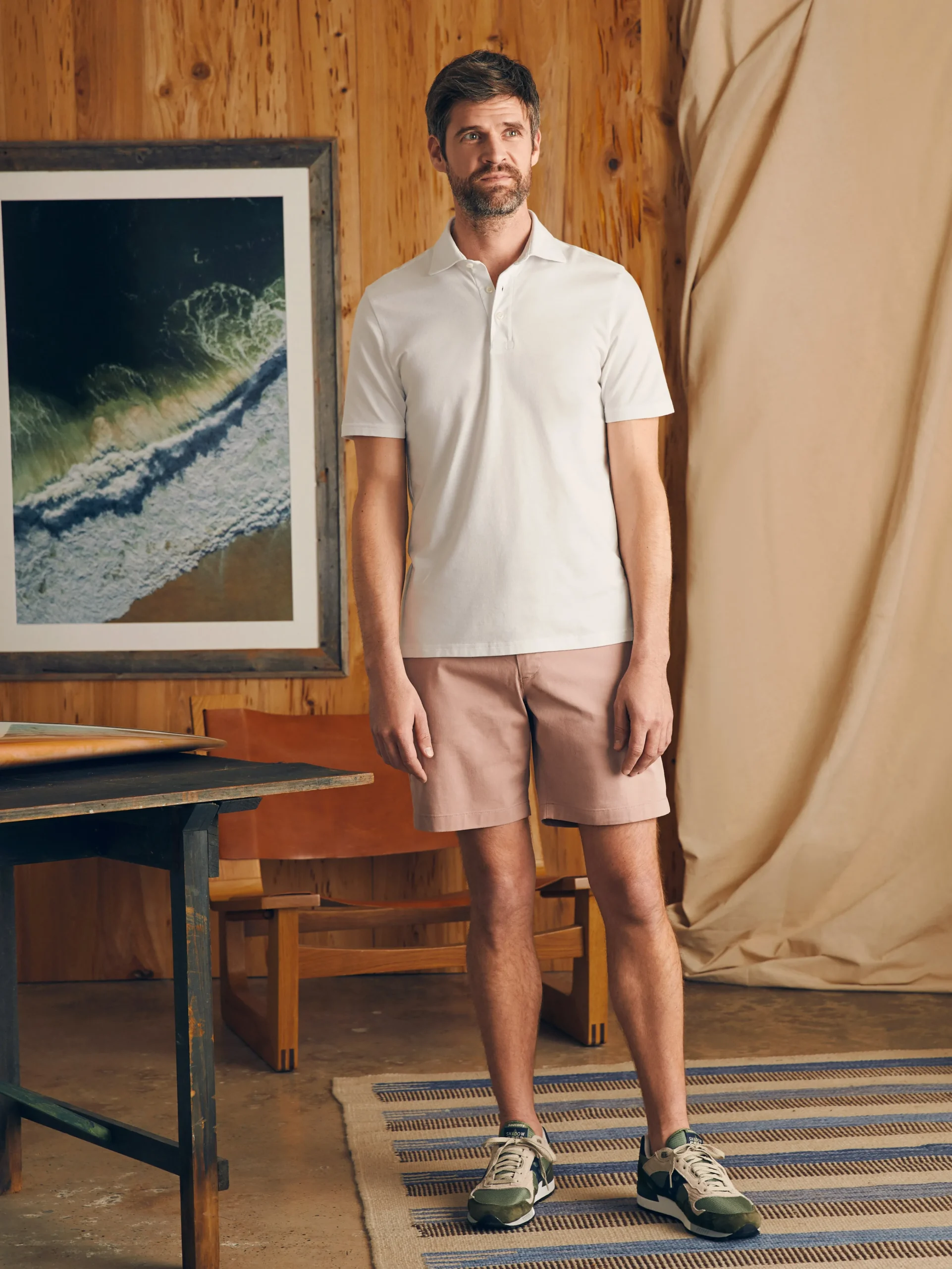 Faherty Brand Movement™ Short-Sleeve Pique Polo Shirt -^ Polo Shirts