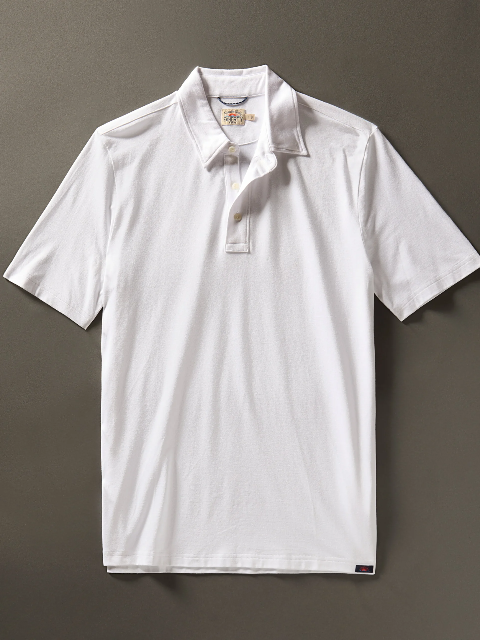 Faherty Brand Movement™ Short-Sleeve Pique Polo Shirt -^ Polo Shirts