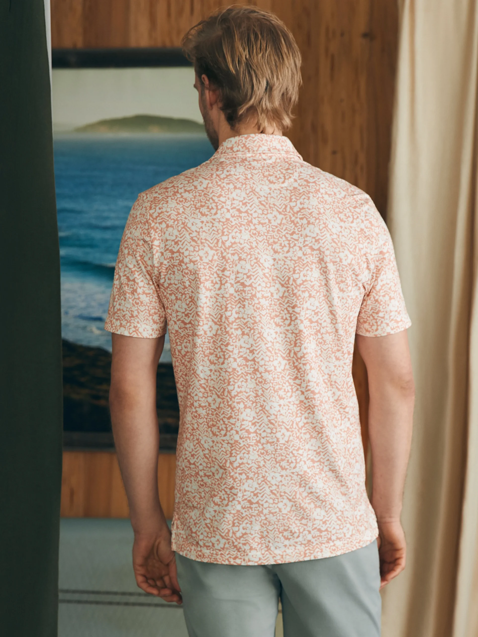 Faherty Brand Movement™ Short-Sleeve Pique Polo Shirt -^ Polo Shirts