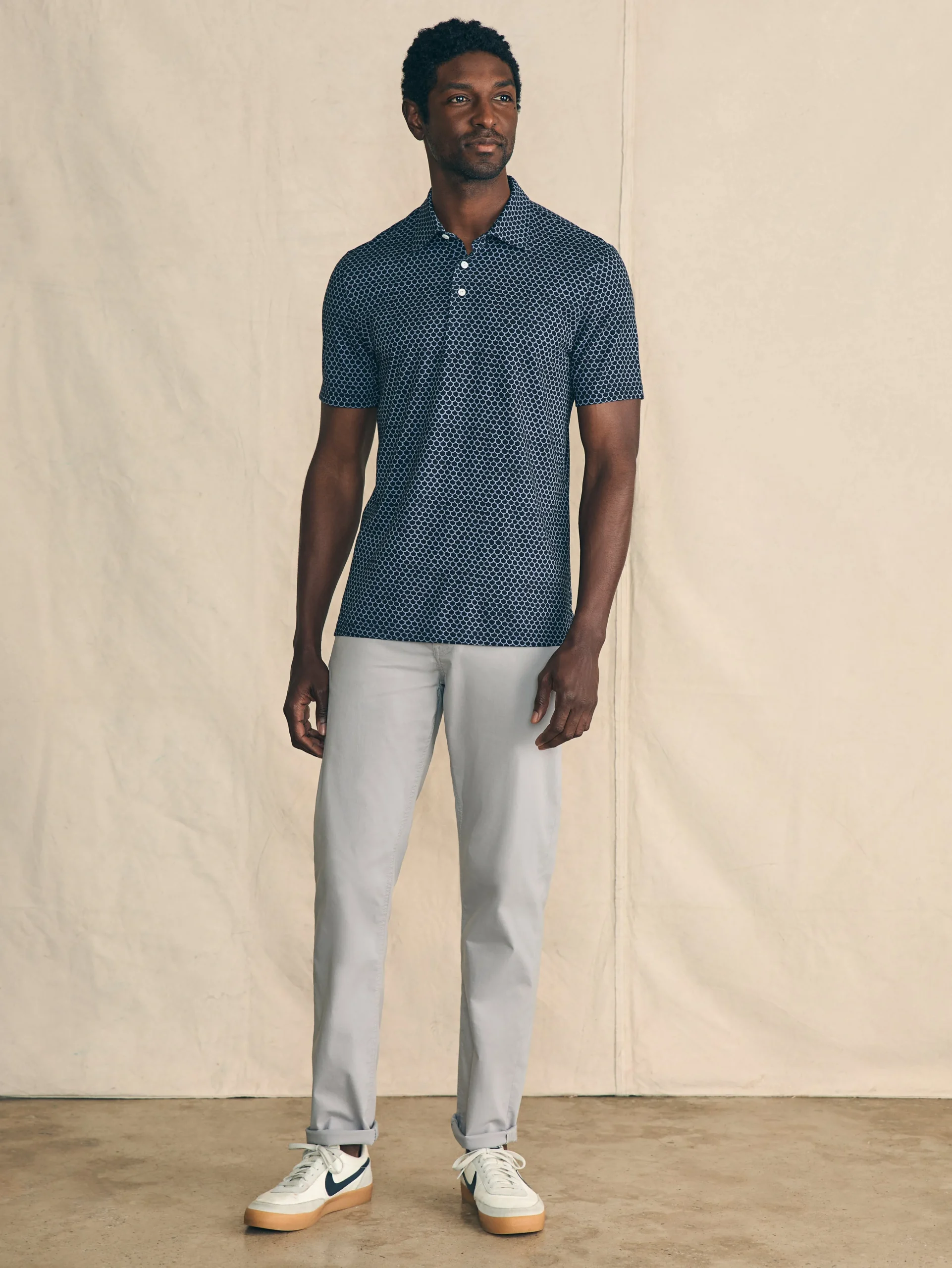Faherty Brand Movement™ Short-Sleeve Pique Polo Shirt -^ Polo Shirts