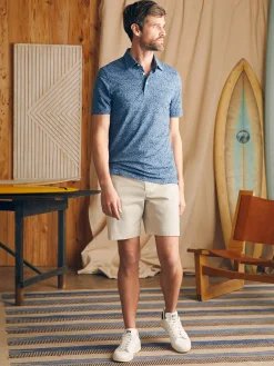 Faherty Brand Movement™ Short-Sleeve Pique Polo Shirt -^ Polo Shirts