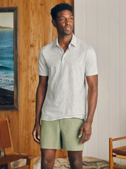 Faherty Brand Movement™ Short-Sleeve Pique Polo Shirt -^ Polo Shirts