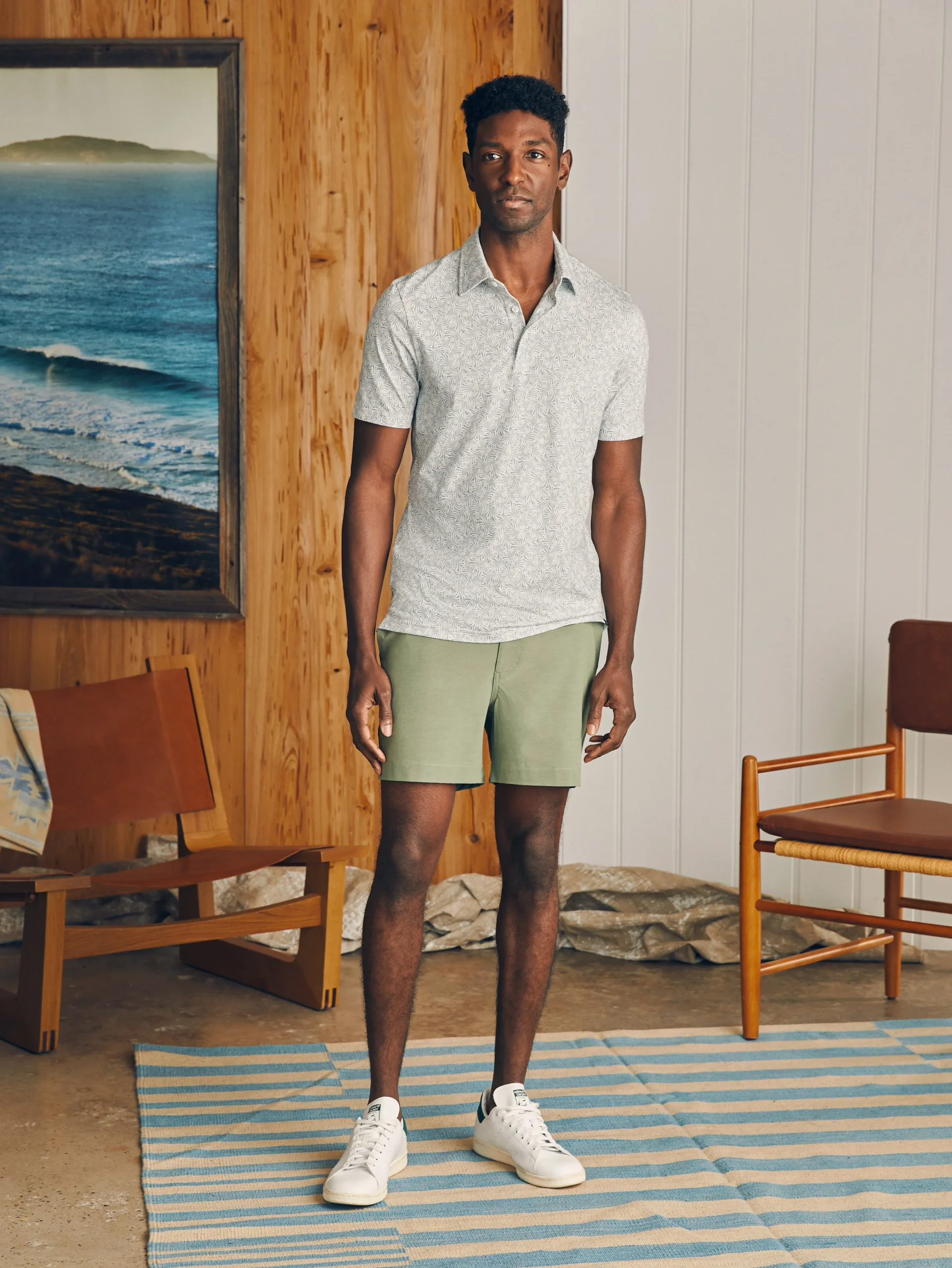 Faherty Brand Movement™ Short-Sleeve Pique Polo Shirt -^ Polo Shirts